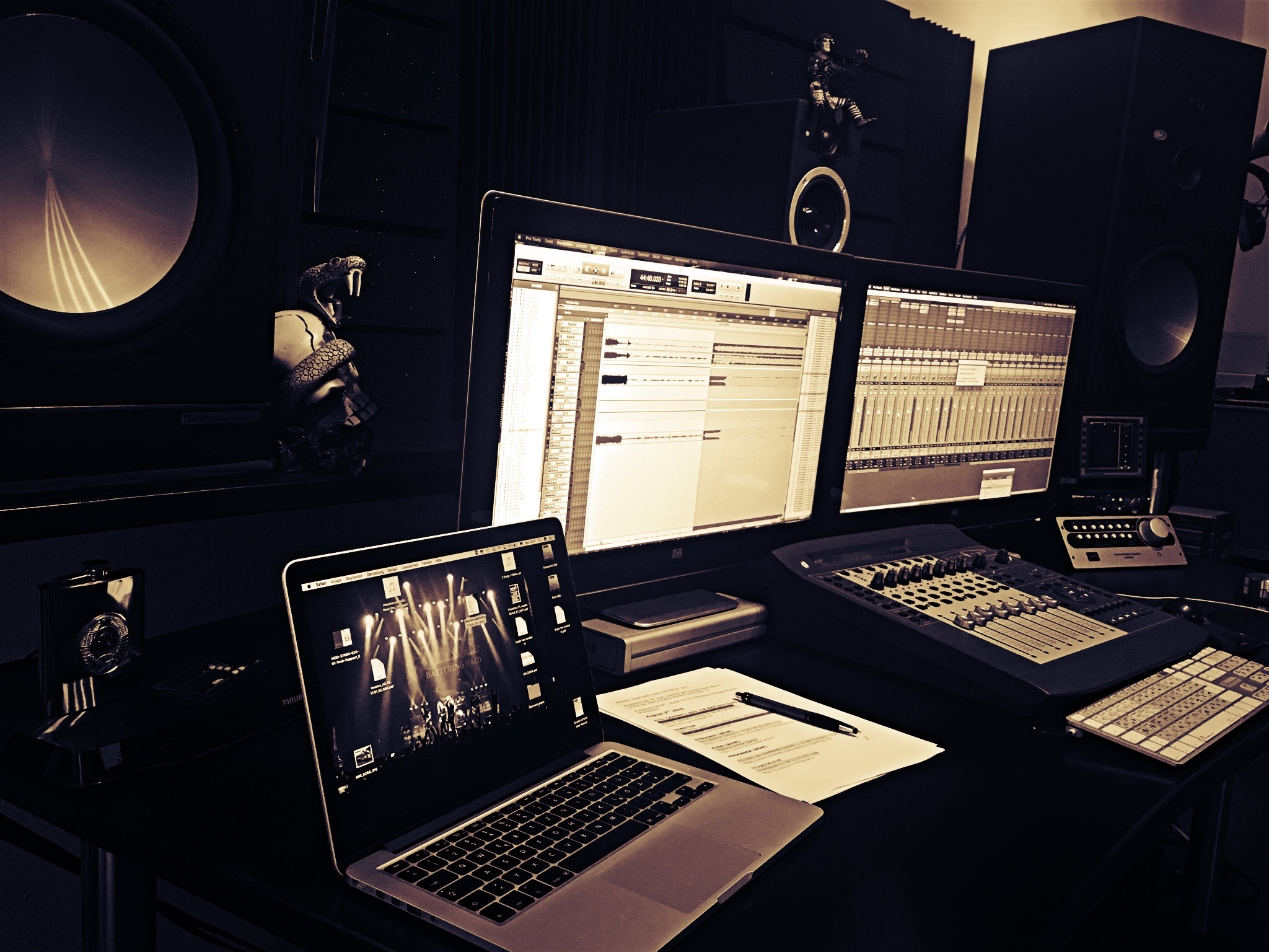 audiosound-studio ProoTools Regie